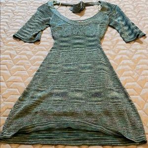 Multi Color Metallic Dress